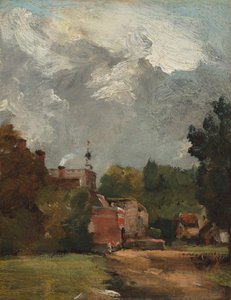 イースト・バーグホルト教会 作： John Constable