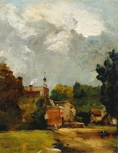 東バーグホルト教会、1809年。 作： John Constable