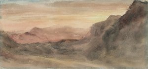 Eskhause、Scawfell 作： John Constable