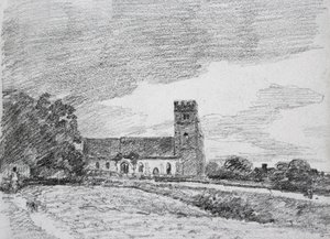 フィーリング教会、1814 作： John Constable