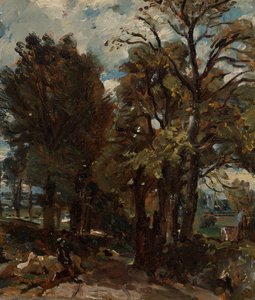 フェン・レーン、イースト・バーグホルト、1811年頃。 作： John Constable