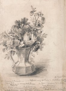 Flores em um jarro 作： John Constable