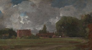 イースト・バーグホルトのゴールディング・コンスタブルの家：芸術家の生家 作： John Constable