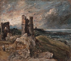 ハドレー城 作： John Constable