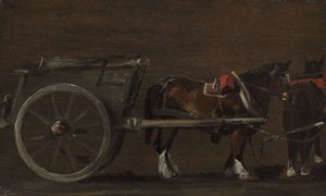 馬とカート 作： John Constable