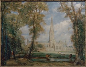 ソールズベリー大聖堂 作： John Constable