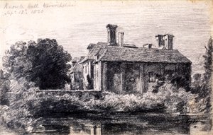 ノウルホール、1820年 作： John Constable