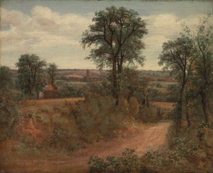 デダム近くのレーン 作： John Constable