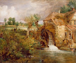 ドーセット州ギリンガムの製粉所 作： John Constable