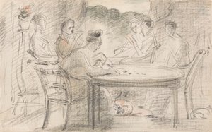 Markfield and Family のホブソン氏 作： John Constable