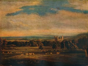 ナワース城、c1826 作： John Constable