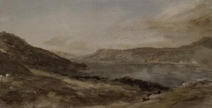 PD.77-1950 ウィンダミア、1806年頃（水彩画 作： John Constable