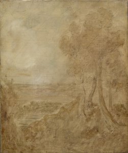 「デダムヴェイル」のスケッチ、1827年頃 作： John Constable