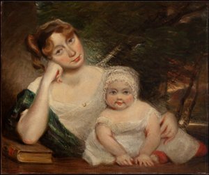 ソフィア・ロイドと子供 作： John Constable