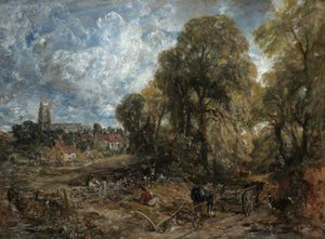 ストーク・バイ・ネイランド、1836年。 作： John Constable