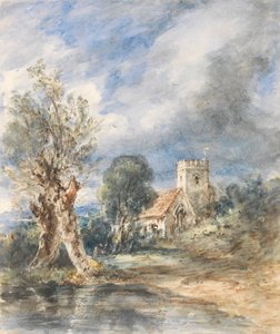 ストーク ポージス教会 作： John Constable
