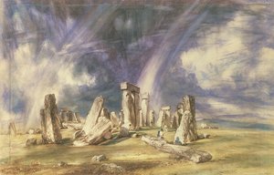 ストーンヘンジ、1835 作： John Constable