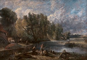 ストラットフォード ミル、1819 年から 1820 年。 作： John Constable