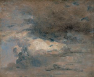 雲の研究-1822年8月31日、夕方 作： John Constable