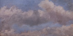 雲の研究、1821年 作： John Constable