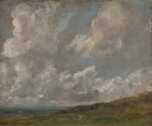 景観上の雲の研究、1821〜22年 作： John Constable