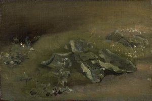 ごぼうの研究、1810-14年頃または1828年頃 作： John Constable