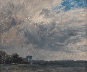 曇り空の研究、約。 1825年。 作： John Constable