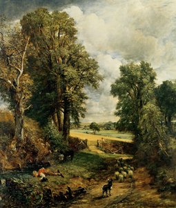 トウモロコシ畑、1826 作： John Constable