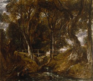 デルのHelmingham Park 作： John Constable