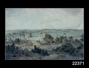 ストラットフォードセントメアリーが遠くにあるストゥールの谷 作： John Constable