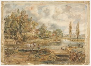ホワイトホース。 作： John Constable
