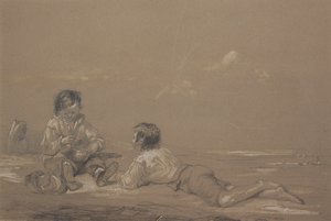 若いボートビルダー 作： John Constable