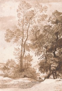 木と鹿 作： John Constable