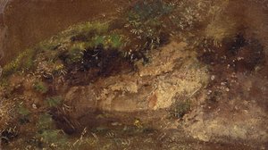 下草、1821年（ボード上の紙に油彩） 作： John Constable
