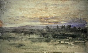 ハムステッドからの眺め 作： John Constable