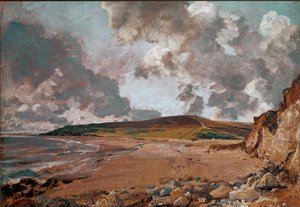 ウェーマス湾の絵 ジョン・コンスタブル（1776-1837）作 1824年頃 Sun.53,3x74,9 cm ロンドン、ヴィクトリア・アンド・アルバート美術館 作： John Constable