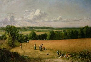 小麦畑 作： John Constable