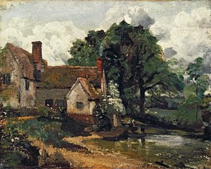 ウィリーロットの家、1816年 作： John Constable