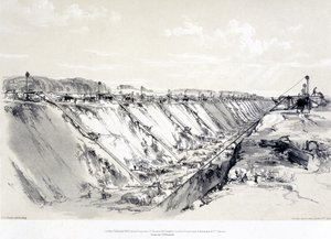 トリング・カッティング、1837年6月19日 作： John Cooke Bourne