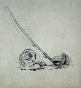 トラック、1830年代（ペンとインク、紙で洗う） 作： John Cooke Bourne