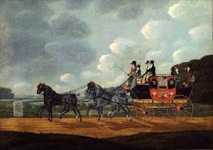ロイヤルメール・コーチ、ロンドンからバーミンガムへ 作： John Cordrey