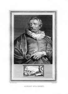 Adriaen van Stalbemt、フランドルの画家、1825年。 作： John Corner