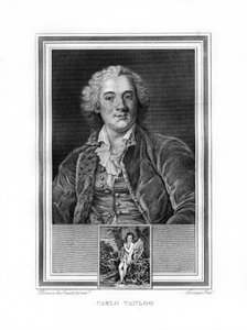 カールまたはチャールズアンドレファンルー、フランスの主題画家、1825年。 作： John Corner
