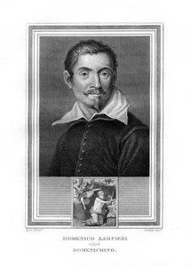 ドメニキーノ、イタリアのバロック時代の画家、1825年。 作： John Corner