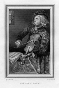 ゲリット・ドゥ1613-1675、オランダの画家、1816年。 作： John Corner