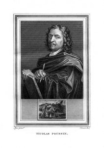 ニコラプッサン、フランスの画家、1825年。 作： John Corner