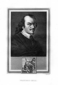 ピアフランチェスコモーラ、イタリアのバロック時代の画家、1825年。 作： John Corner