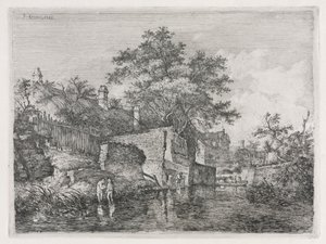 1813年、ニューミルズの正面。 作： John Crome