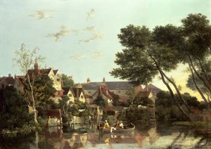ノリッジ川、午後、1812〜19年頃 作： John Crome