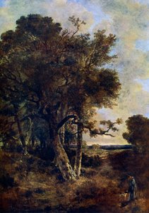 森のスカート、c1788-1821、1912。 作： John Crome